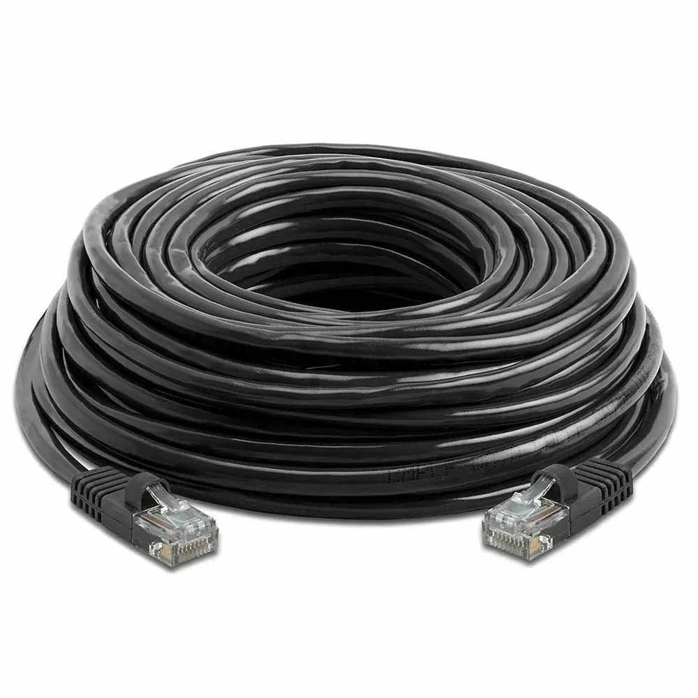 Cat5 RJ45 Ethernet Patch Cable, Black (6-Pack)